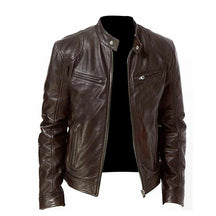 Jaqueta de Couro Masculina Racer Marcanzzi MZ163 em couro legítimo, design moderno inspirado no estilo racer, caimento confortável e acabamento sofisticado.