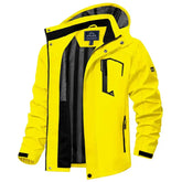Jaqueta Impermeável Masculina Marcanzzi MZ323 com design moderno, tecido impermeável e respirável, caimento ergonômico e conforto leve para dias chuvosos.