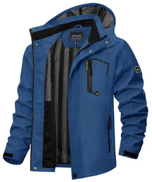 Jaqueta Impermeável Masculina Marcanzzi MZ323 com design moderno, tecido impermeável e respirável, caimento ergonômico e conforto leve para dias chuvosos.