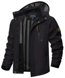 Jaqueta Impermeável Masculina Marcanzzi MZ323 com design moderno, tecido impermeável e respirável, caimento ergonômico e conforto leve para dias chuvosos.