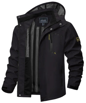Jaqueta Impermeável Masculina Marcanzzi MZ323 com design moderno, tecido impermeável e respirável, caimento ergonômico e conforto leve para dias chuvosos.