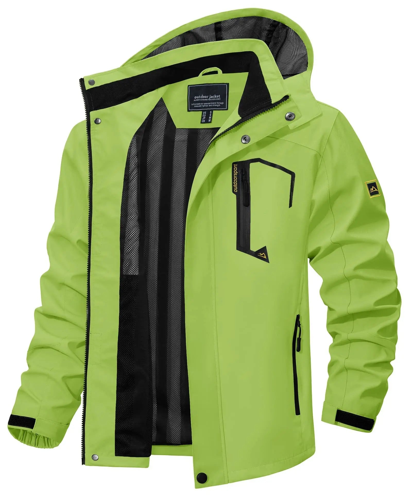 Jaqueta Impermeável Masculina Marcanzzi MZ323 com design moderno, tecido impermeável e respirável, caimento ergonômico e conforto leve para dias chuvosos.