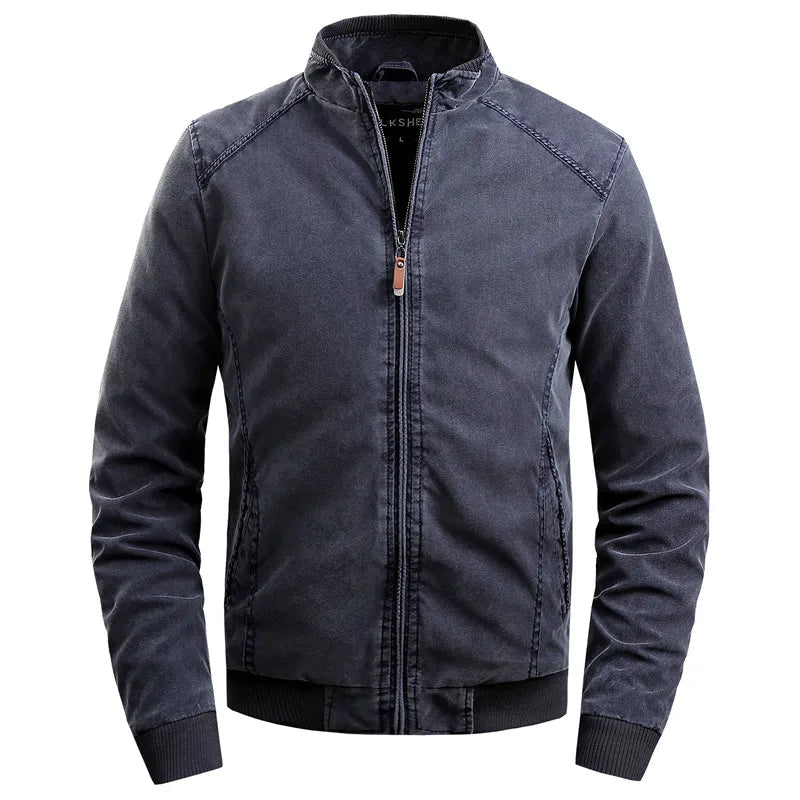 Jaqueta Masculina Acolchoada Marcanzzi MZ035: moderna, confortável, impermeável, respirável, com fechamento em zíper. Ideal para trabalho e lazer.