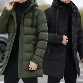 Jaqueta Masculina Puffer Marcanzzi MZ022: estilo sofisticado, proteção térmica superior, design moderno, elegância e conforto.