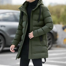 Jaqueta Masculina Puffer Marcanzzi MZ022: estilo sofisticado, proteção térmica superior, design moderno, elegância e conforto.
