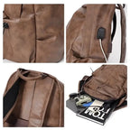 Mochila Executiva em Couro Marcanzzi Amsterdam MZ073 com visual elegante, organização funcional e acabamento premium para rotina profissional.