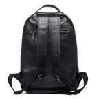 Mochila Executiva em Couro Marcanzzi Seoul MZ074 com couro legítimo e compartimentos inteligentes para notebook, documentos e acessórios pessoais