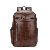 Mochila Executiva Marcanzzi Venice MZ068 em couro sintético de alta qualidade, com compartimentos para notebook, documentos e itens essenciais
