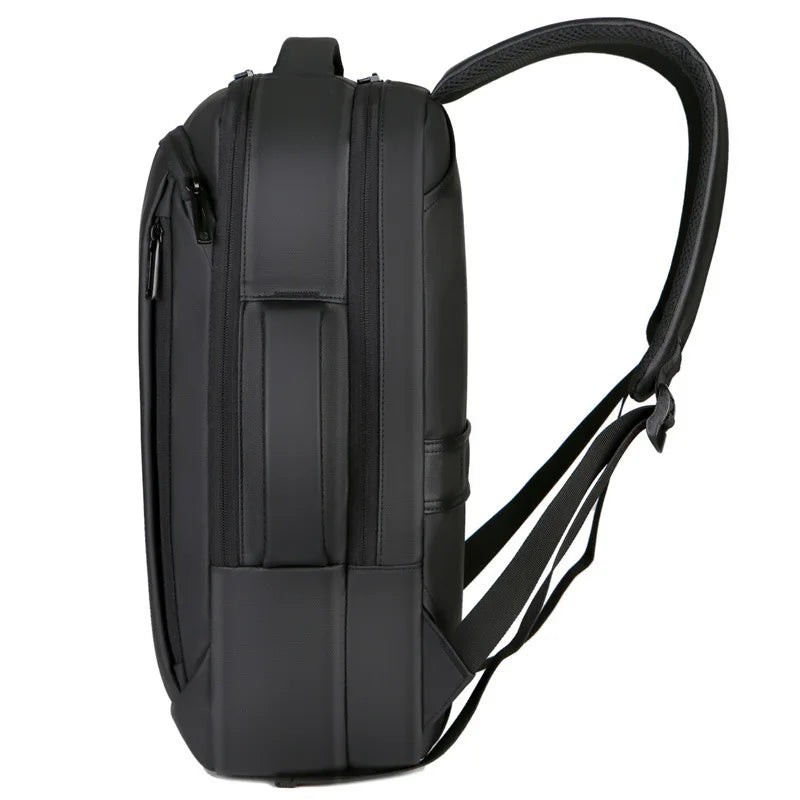 Mochila Executiva Marcanzzi MZ066 com porta USB, tecido impermeável e espaço para notebook 15” – ideal para trabalho, viagens e uso diário