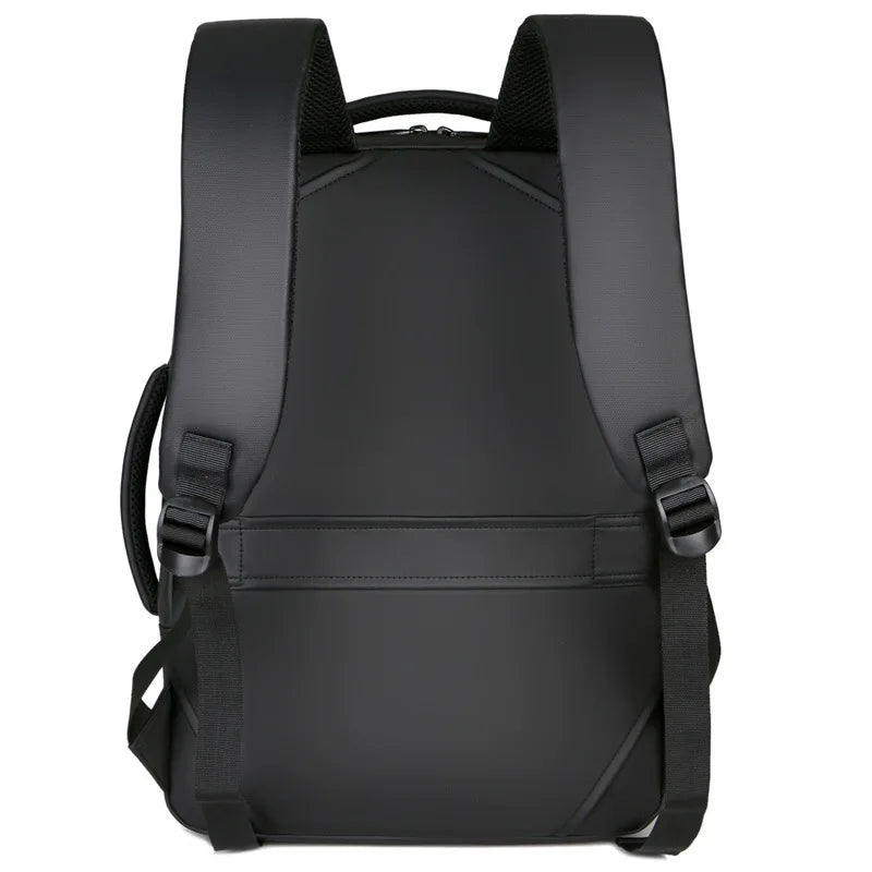 Mochila Executiva Marcanzzi MZ066 com porta USB, tecido impermeável e espaço para notebook 15” – ideal para trabalho, viagens e uso diário