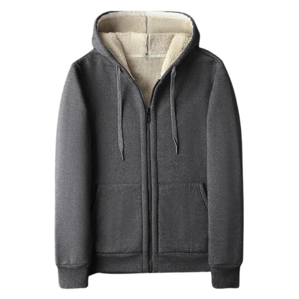 Moletom Masculino de Lã com Capuz Marcanzzi MZ102 feito em lã premium, com capuz ajustável e design moderno para aquecimento e estilo no inverno.