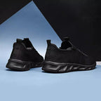 Tênis Confort Max Marcanzzi MZ433 com malha respirável, solado ergonômico e sola antiderrapante para conforto, segurança e frescor diário.