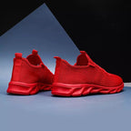 Tênis Confort Max Marcanzzi MZ433 com malha respirável, solado ergonômico e sola antiderrapante para conforto, segurança e frescor diário.