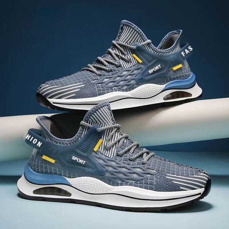 Tênis Esportivo Masculino Marcanzzi MZ436: conforto e estilo com malha respirável, palmilha em EVA e solado emborrachado. Ideal para treinos e uso casual.