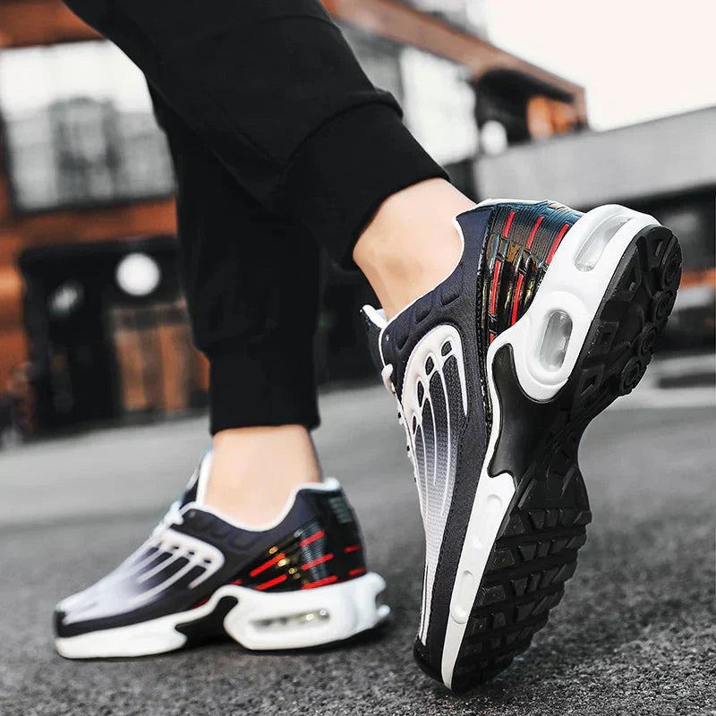 Tênis Esportivo Marcanzzi MZ437: conforto, durabilidade e estilo. Malha respirável, palmilha EVA, solado emborrachado. Ideal para treinos e uso diário.